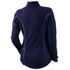 Navy Indiana Pacers Women's Omni-Wick Shotgun Quarter-Zip Pullover Top | NBA