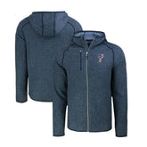 Philadelphia Phillies Cutter & Buck Stars & Stripes Mainsail Sweater-Knit Full-Zip Hoodie - MLB Hoodies
