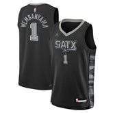 Black Victor Wembanyama San Antonio Spurs Jordan Brand Youth Swingman Jersey | NBA