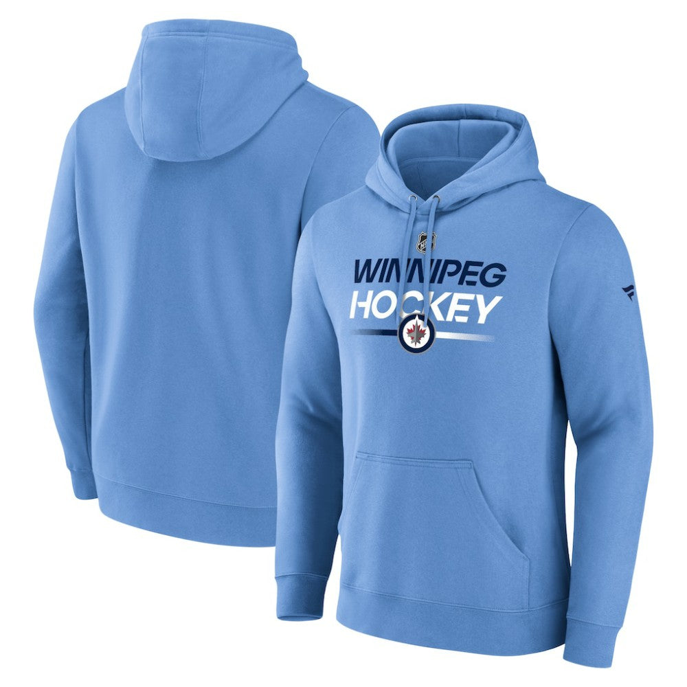 Winnipeg Jets Fanatics Alternate Wordmark Fleece Pullover Hoodie - NHL Hoodies