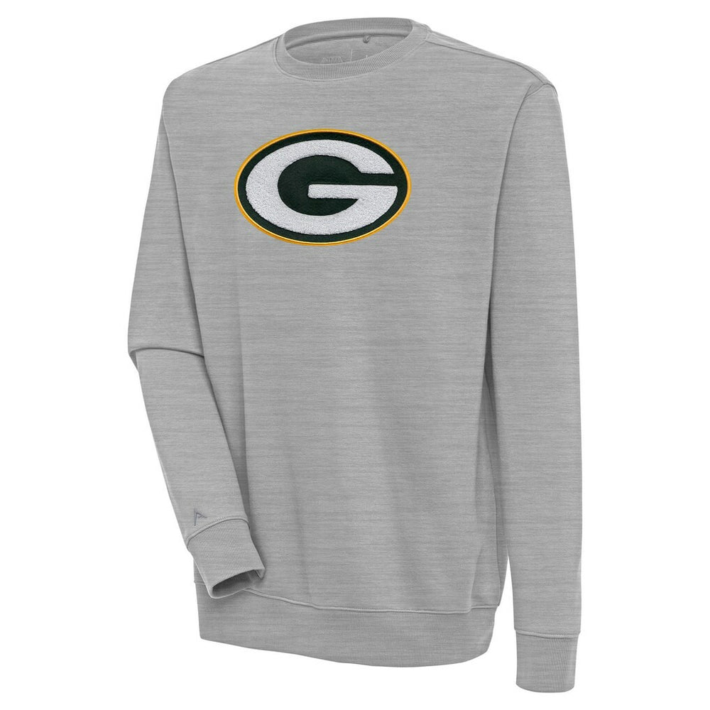 Green Bay Packers Antigua Victory Crewneck Pullover Sweatshirt | NFL Sale