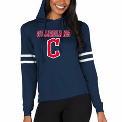 Cleveland Guardians Concepts Sport Women's Marathon Lightweight Lounge Pullover Hoodie - MLB Hoodies