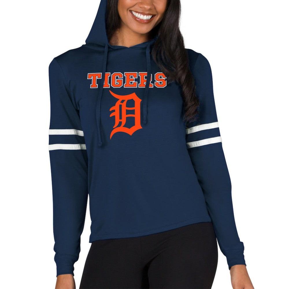 Detroit Tigers Concepts Sport Women's Marathon Lightweight Lounge Pullover Hoodie - MLB Hoodies