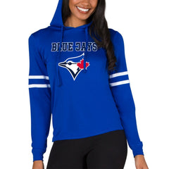 Toronto Blue Jays Concepts Sport Women's Marathon Lightweight Lounge Pullover Hoodie - MLB Hoodies
