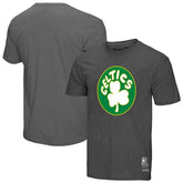 Heather Gray Boston Celtics Unisex Hardwood Classics MVP Throwback Logo T-Shirt | NBA