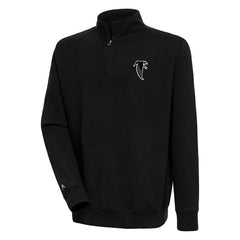 Atlanta Falcons Adult Throwback Logo Victory Quarter-Zip Pullover Top | NFL Sale