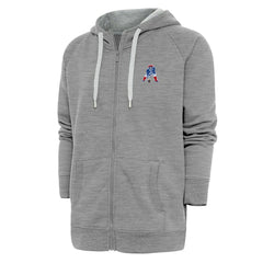 New England Patriots Adult Throwback Logo Victory Full-Zip Hoodie | NFL Online