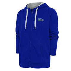 Seattle Seahawks Adult Throwback Logo Victory Full-Zip Hoodie | NFL New