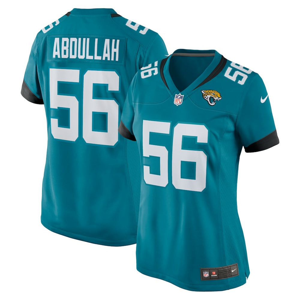 Jacksonville Jaguars Yasir Abdullah Women's Team Game Jersey | NFL Discount
