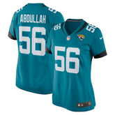 Jacksonville Jaguars Yasir Abdullah Women's Team Game Jersey | NFL Discount