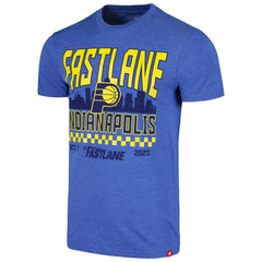 Blue Sportiqe Fastlane x Indiana Pacers Tri-Blend T-Shirt | NBA