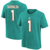 Miami Dolphins Tua Tagovailoa Preschool Player Name & Number T-Shirt | NFL Near me