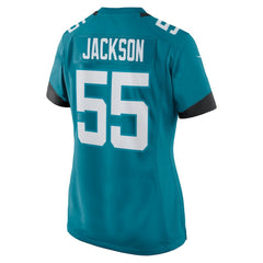 Jacksonville Jaguars Dequan Jackson Women's Game Jersey | NFL US