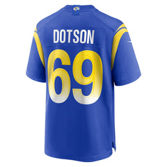 Los Angeles Rams Kevin Dotson Game Jersey | NFL On sale