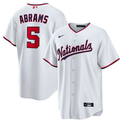 CJ Abrams Washington Nationals Nike Youth Home Replica Player Jersey - MLB Jerseys