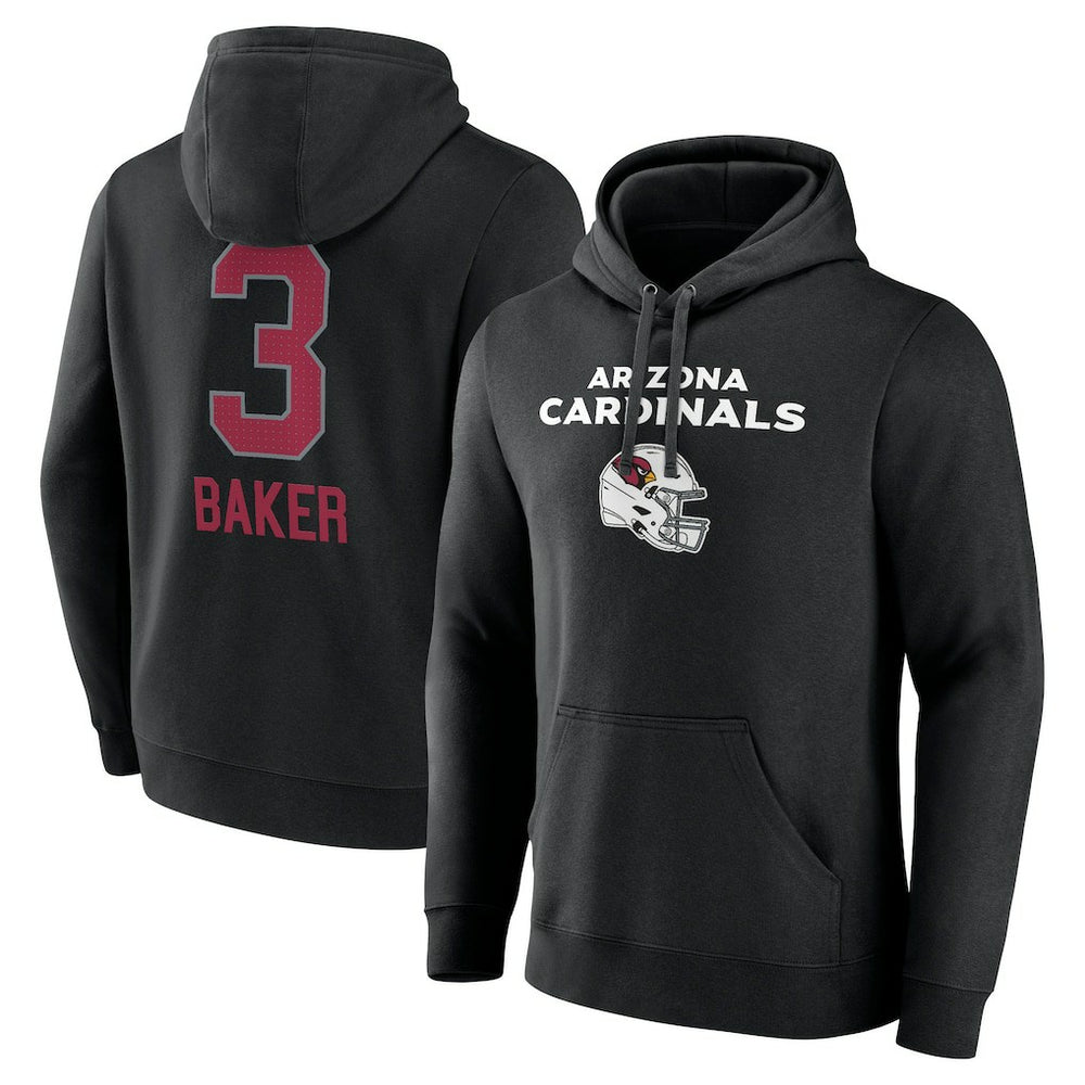 Arizona Cardinals Budda Baker Team Wordmark Player Name & Number Pullover Hoodie | NFL On sale
