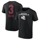Arizona Cardinals Budda Baker Team Wordmark Player Name & Number T-Shirt | NFL Near me