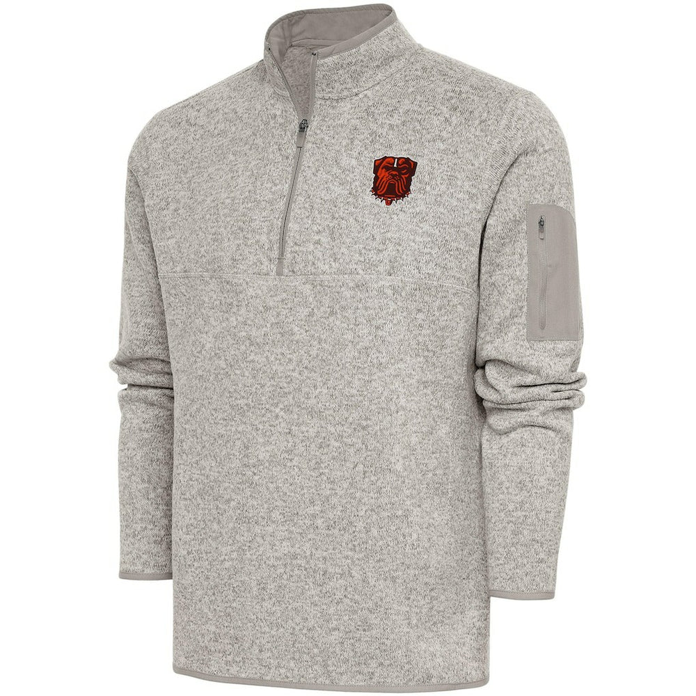 Cleveland Browns Antigua Fortune Quarter-Zip Pullover Jacket | NFL Outlet