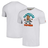 Miami Dolphins Tua Tagovailoa Homage Unisex Caricature Player Tri-Blend T-Shirt | NFL US