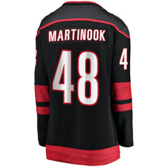 Jordan Martinook Carolina Hurricanes Fanatics Women's Home Breakaway Player Jersey - NHL Jerseys