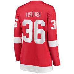 Christian Fischer Detroit Red Wings Fanatics Women's Home Breakaway Player Jersey - NHL Jerseys