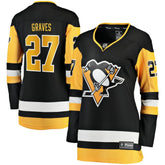 Ryan Graves Pittsburgh Penguins Fanatics Women's Home Breakaway Player Jersey - NHL Jerseys