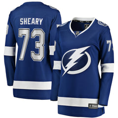 Conor Sheary Tampa Bay Lightning Fanatics Women's Home Breakaway Player Jersey - NHL Jerseys