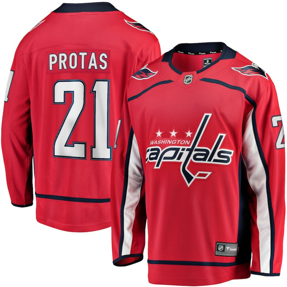 Aliaksei Protas Washington Capitals Fanatics Home Breakaway Jersey - NHL Jerseys