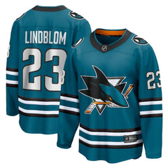 Oskar Lindblom San Jose Sharks Fanatics Home Breakaway Jersey - NHL Jerseys