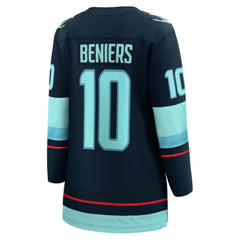 Matty Beniers Seattle Kraken Fanatics Women's Home Breakaway Player Jersey - NHL Jerseys