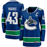 Quinn Hughes Vancouver Canucks Fanatics Women's Home Breakaway Player Jersey - NHL Jerseys