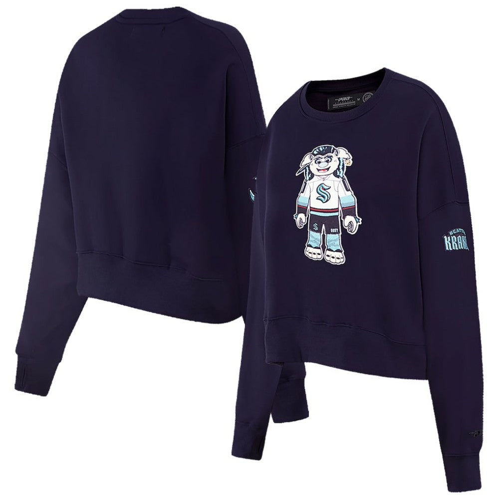 Seattle Kraken Pro Standard Women's Mascot Crewneck Pullover Sweatshirt - NHL Sweatshirts