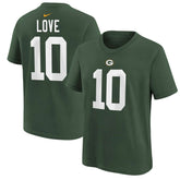 Green Bay Packers Jordan Love Youth Player Name & Number T-Shirt | NFL On sale