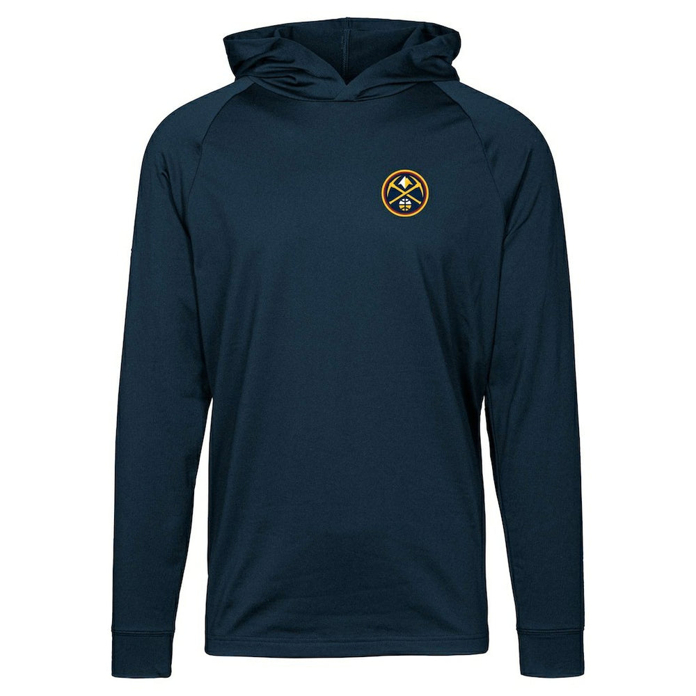 Navy Denver Nuggets Levelwear Dimension Insignia Core Pullover Hoodie sale | NBA