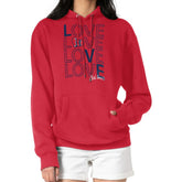 Boston Red Sox G-III 4Her by Carl Banks Women's Love Graphic Fleece Hoodie - MLB Hoodies