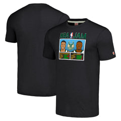Charcoal Damian Lillard & Giannis Antetokounmpo Milwaukee Bucks Homage NBA Jam Tri-Blend T-Shirt | NBA