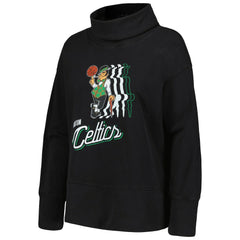 Black Boston Celtics Levelwear Women's Sunset Pullover Sweatshirt | NBA