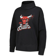 Black Chicago Bulls Levelwear Women's Sunset Pullover Sweatshirt sale | NBA