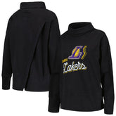 Black Los Angeles Lakers Levelwear Women's Sunset Pullover Sweatshirt | NBA