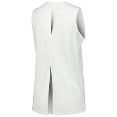 White Brooklyn Nets Levelwear Women's Paisley Peekaboo Tank Top | NBA