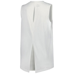 White Miami Heat Levelwear Women's Paisley Peekaboo Tank Top | NBA