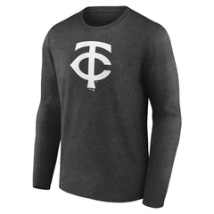 Minnesota Twins Personalized Monochrome Name & Number Long Sleeve T-Shirt - MLB T-shirts