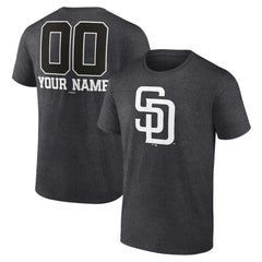 San Diego Padres Personalized Monochrome Name & Number T-Shirt - MLB T-shirts