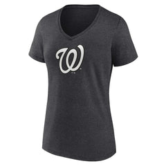 Washington Nationals Women's Personalized Monochrome Name & Number V-Neck T-Shirt - MLB T-shirts