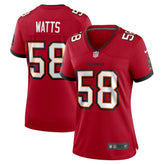 Tampa Bay Buccaneers Markees Watts Women's Game Jersey | NFL Discount