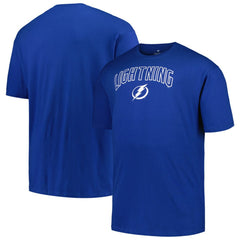 Tampa Bay Lightning Profile Big & Tall Arch Over Logo T-Shirt - NHL T-shirts