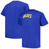 St. Louis Blues Profile Big & Tall Arch Over Logo T-Shirt - NHL T-shirts