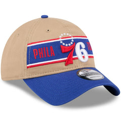 Tan/Royal Philadelphia 76ers 2024 NBA Draft 9TWENTY Adjustable Hat | NBA