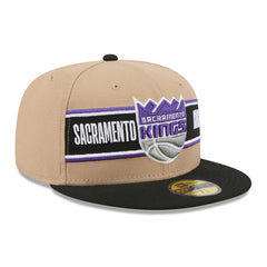 Tan/Black Sacramento Kings 2024 NBA Draft 59FIFTY Fitted Hat | NBA