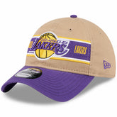 Tan/Purple Los Angeles Lakers 2024 NBA Draft 9TWENTY Adjustable Hat | NBA